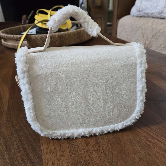 Cream and Tan Crossbody Bag Costume - Picture 4 of 7